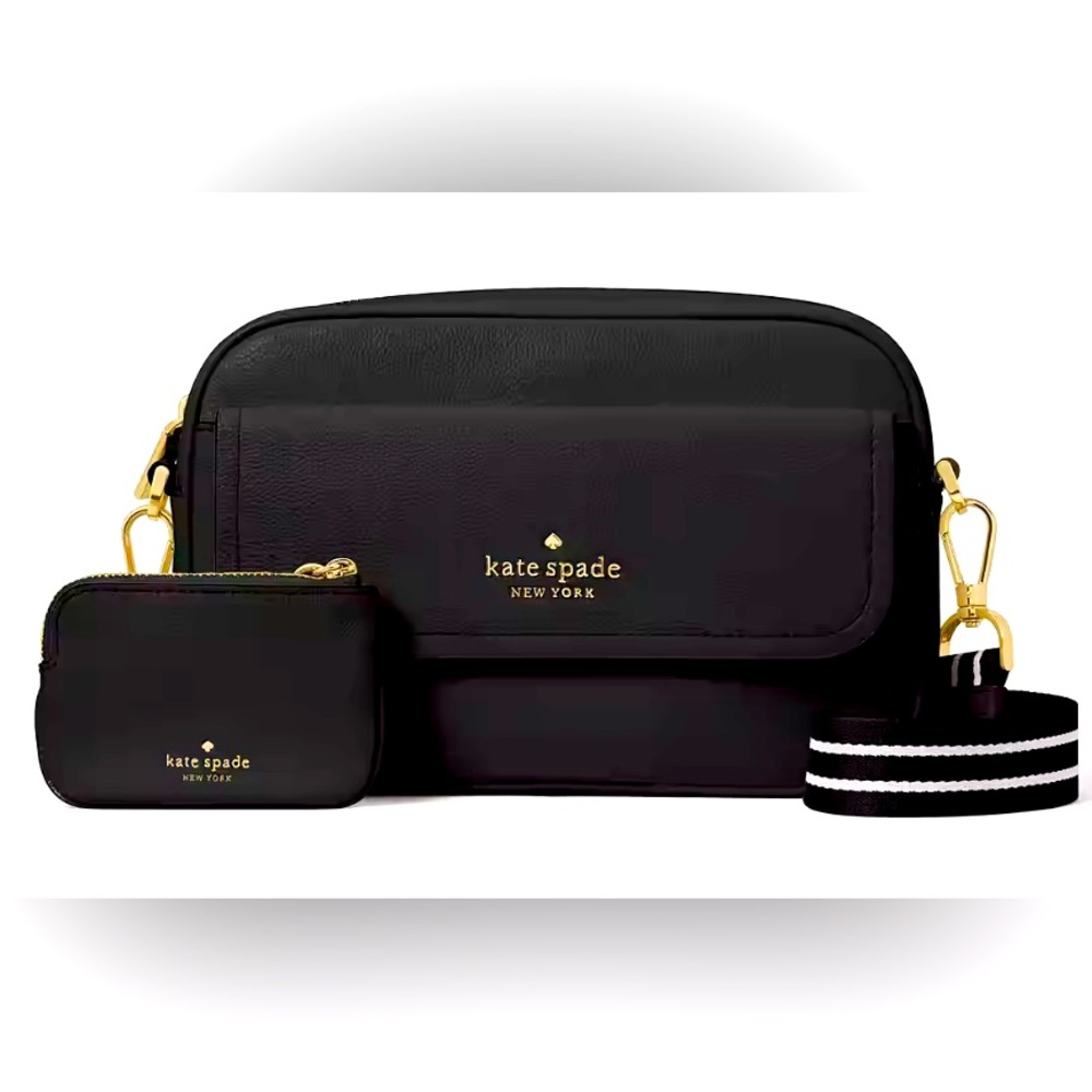 Kate Spade Like new Rosie Pebbled Leather Flap Camera Bag
